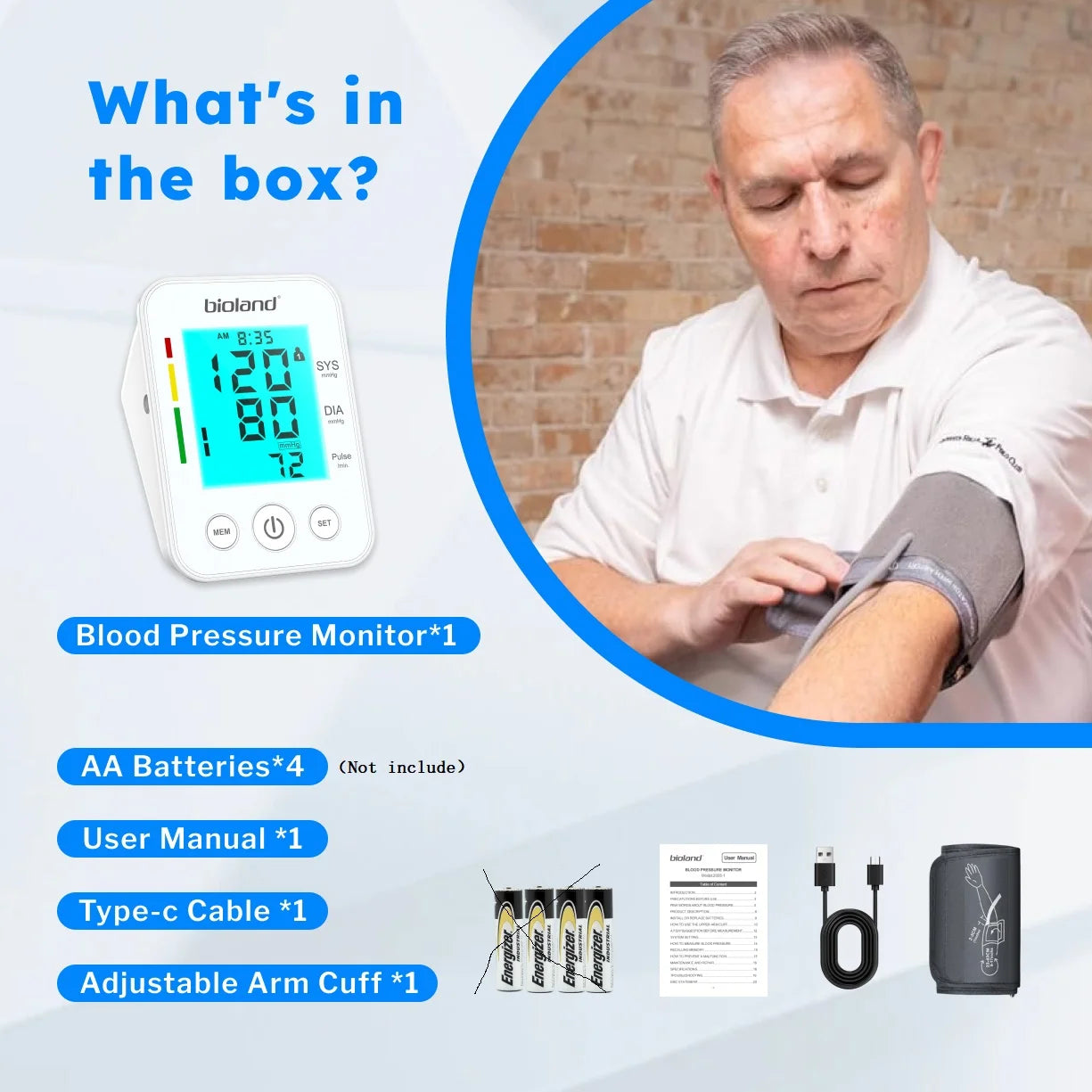 BP 525 | Automatic Upper Arm Blood Pressure Monitor