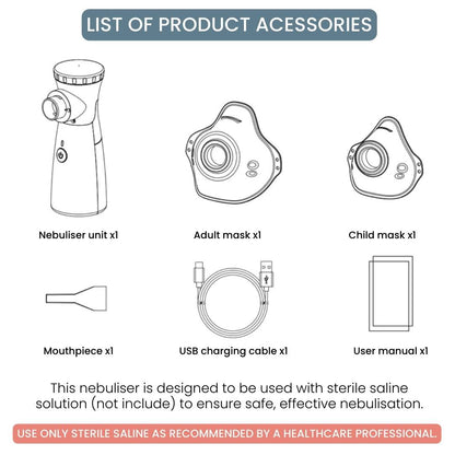 IN 130 | Portable Mesh Nebulizer
