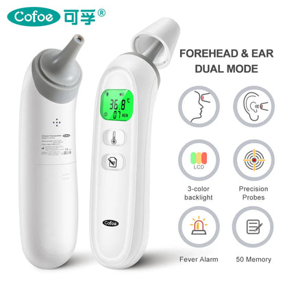 TM 525 | Digital Infrared Forehead and Ear Thermometer