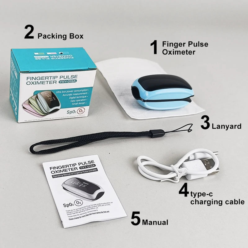 PO 150 | Fingertip Pulse Oximeter with Strap
