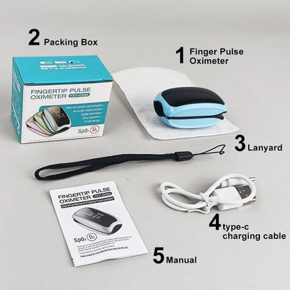 PO 150 | Fingertip Pulse Oximeter with Strap
