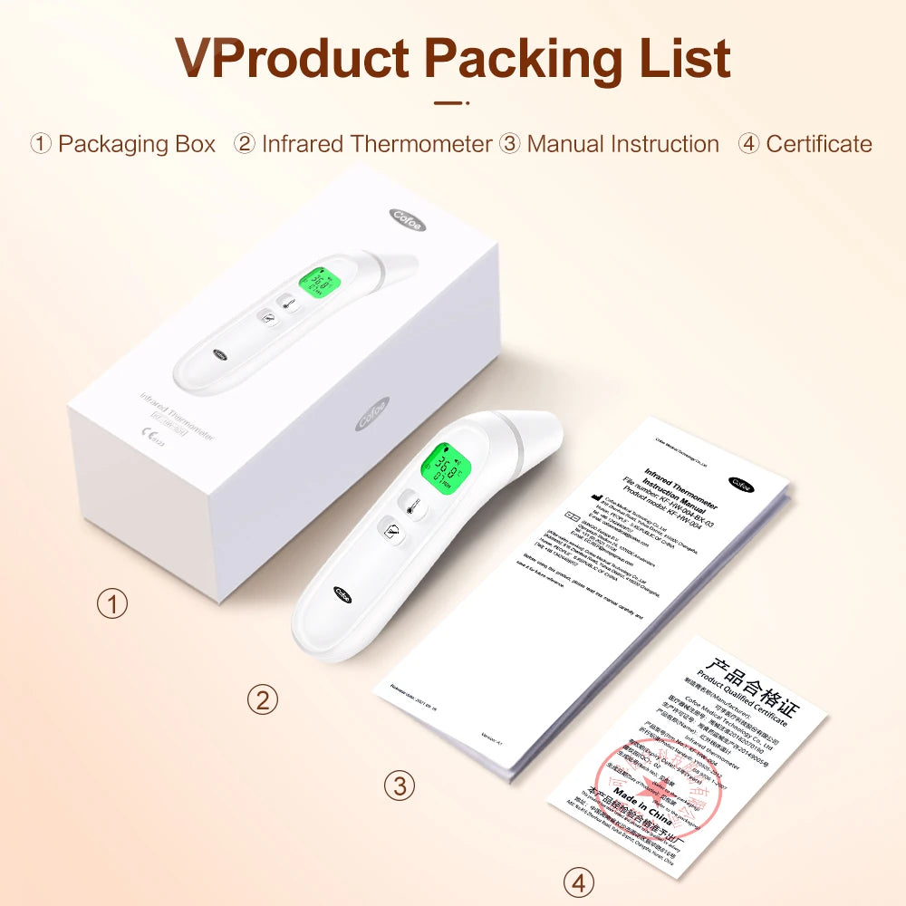 TM 525 | Digital Infrared Forehead and Ear Thermometer