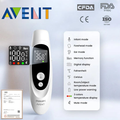 TM 520 | Digital Infrared Forehead and Ear Thermometer