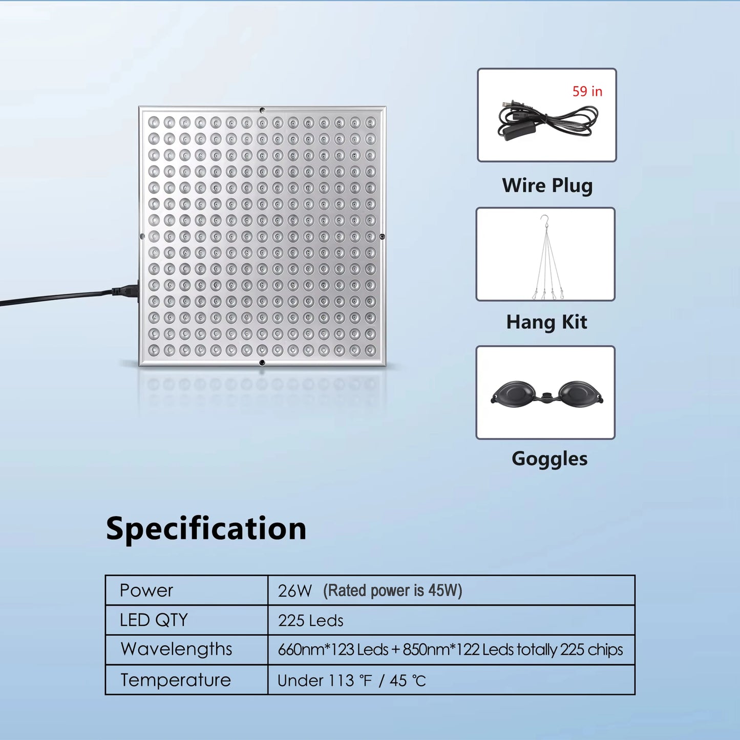 RL 520 | Red Light Therapy Panel